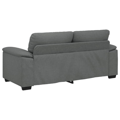 Divano a 2 Posti Grigio Scuro 180x81x84 cm in Tessuto | homemem39