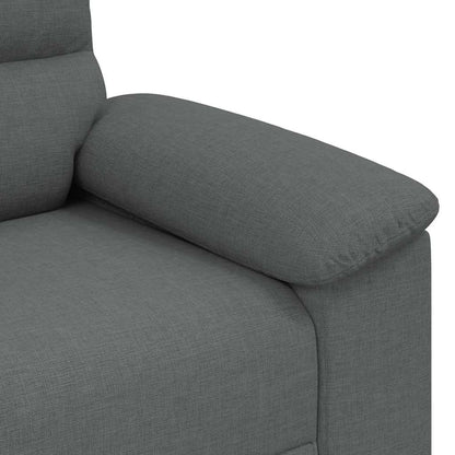 Divano a 2 Posti Grigio Scuro 180x81x84 cm in Tessuto | homemem39