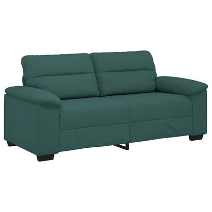 Divano a 2 Posti Verde Scuro 180x81x84 cm in Tessuto | homemem39