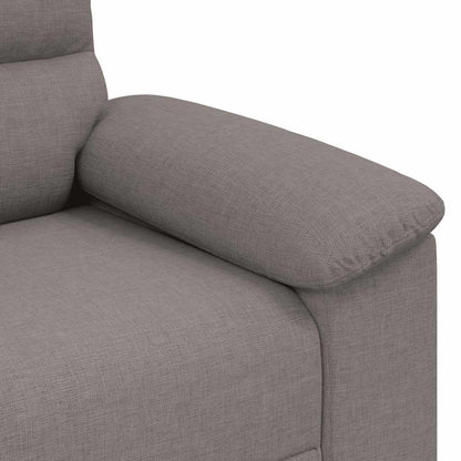 Divano a 2 Posti Tortora 180x81x84 cm in Tessuto | homemem39