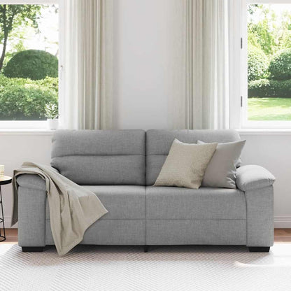 Divano a 2 Posti Grigio Nuvola 180x81x84 cm in Tessuto | homemem39