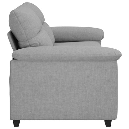 Divano a 2 Posti Grigio Nuvola 180x81x84 cm in Tessuto | homemem39