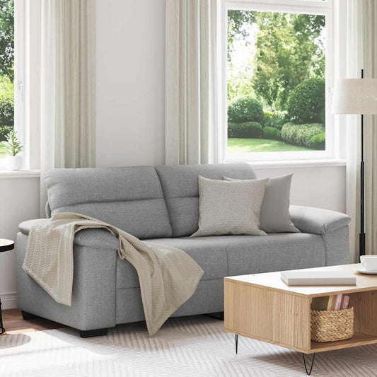 Divano a 2 Posti Grigio Nuvola 180x81x84 cm in Tessuto | homemem39
