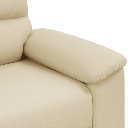 Poltrona Crema 100x81x84 cm in Similpelle