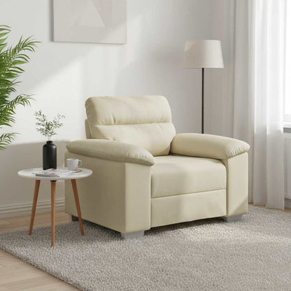 Poltrona Crema 100x81x84 cm in Similpelle