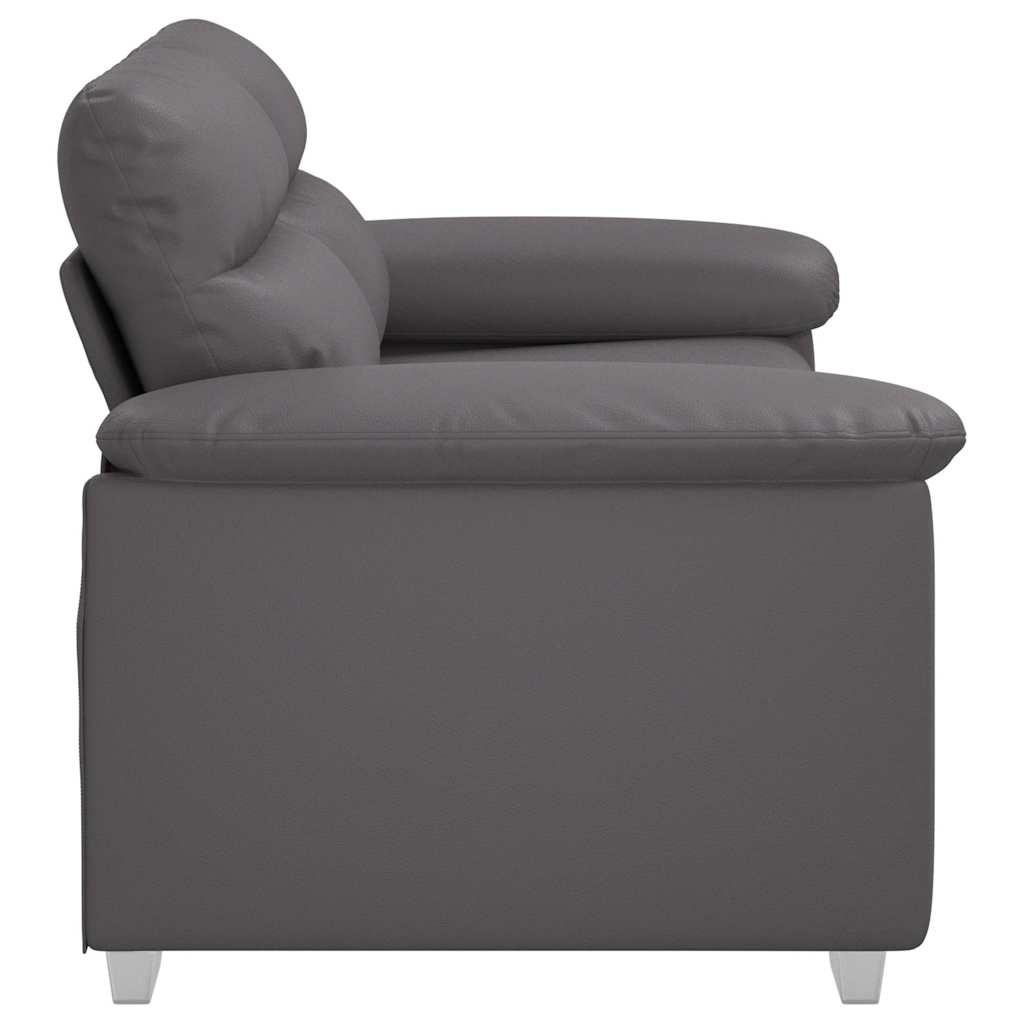 Divano a 2 posti Grigio 160x81x84 cm in Similpelle | homemem39