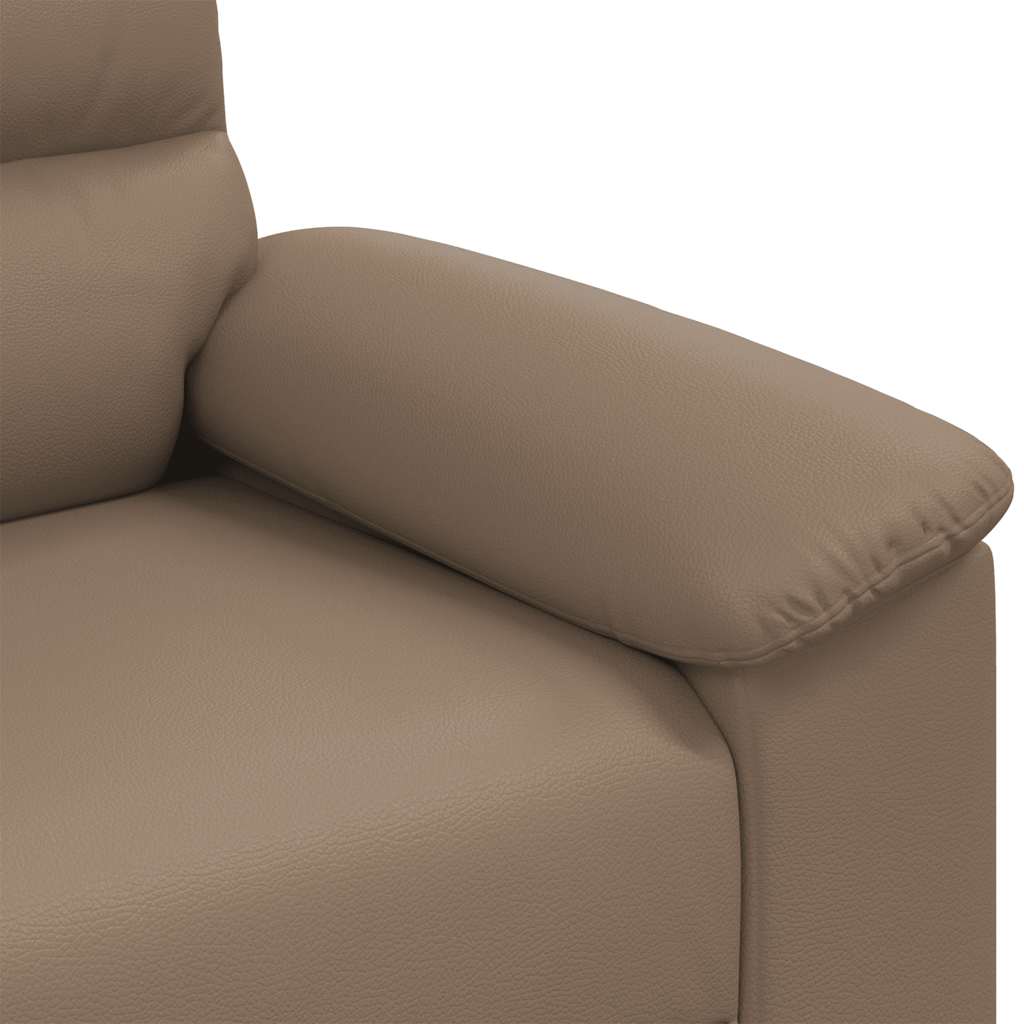 Divano a 2 posti Cappuccino 160x81x84 cm in similpelle | homemem39