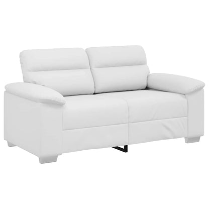 Divano a 2 posti Bianco in Similpelle 160x81x84 cm | homemem39