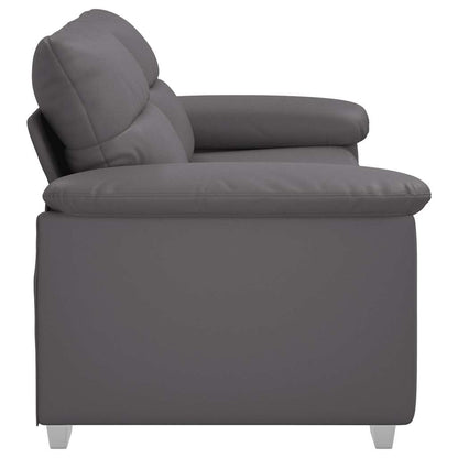 Divano a 2 posti Grigio in Similpelle 180x81x84 cm | homemem39