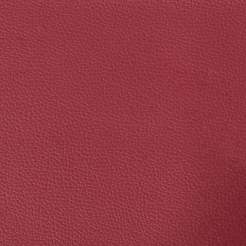 Divano a 2 posti Rosso Vino 180x81x84 cm in Similpelle | homemem39
