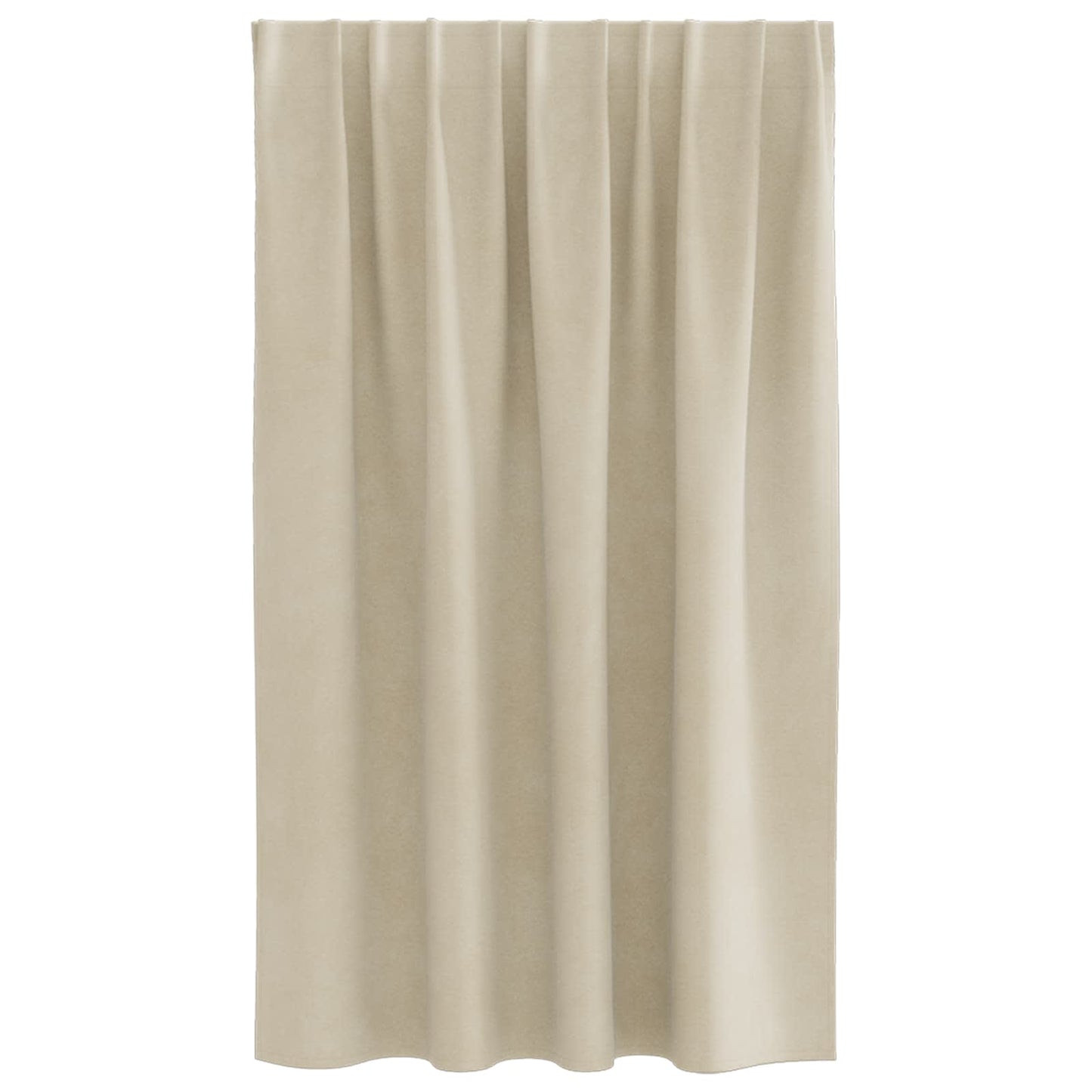 Tende oscuranti 2 pcs Crema 140 x 140 cm Velluto
