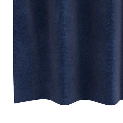 Tende oscuranti 2 pcs Blu Scuro 140 x 245 cm Velluto | homemem39