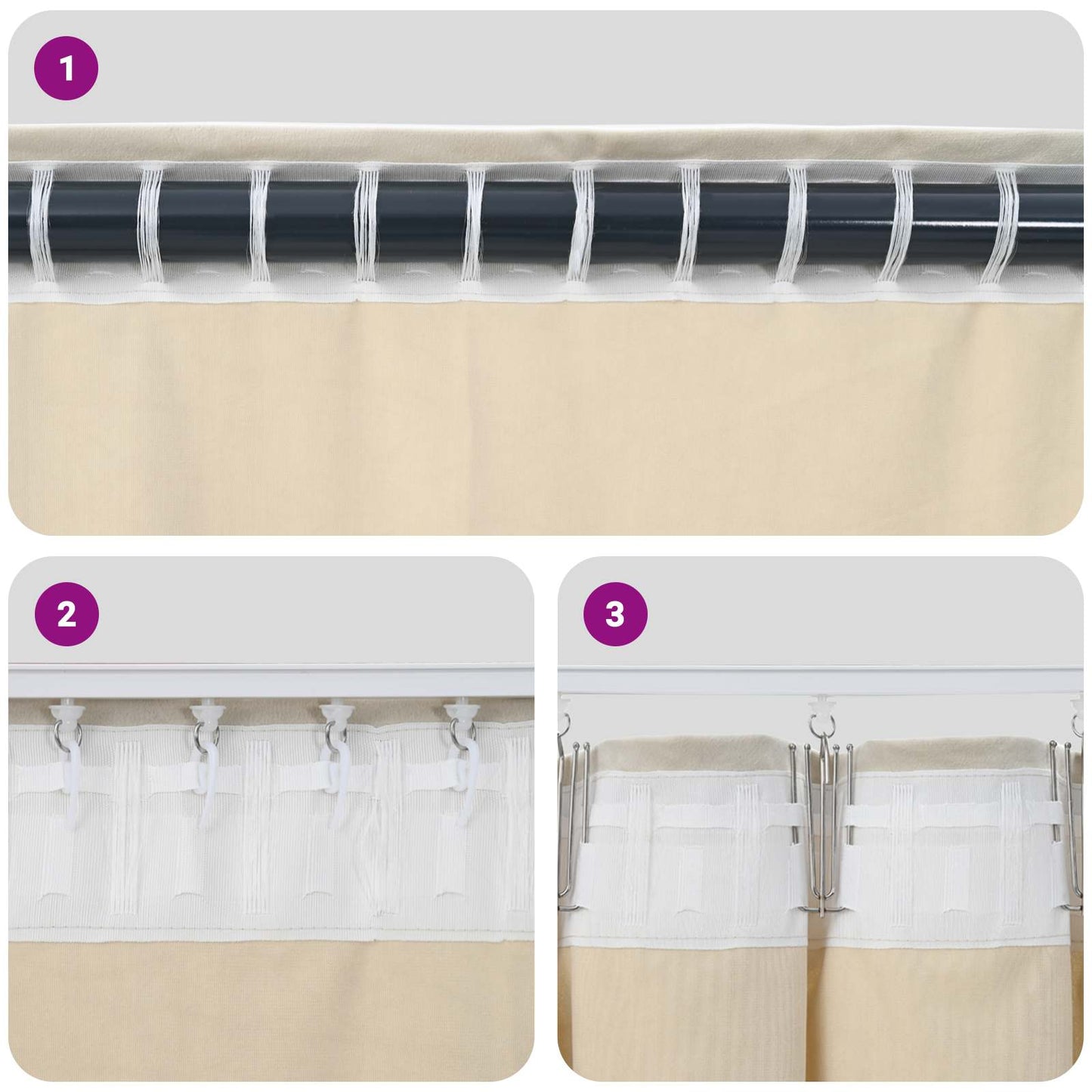 Tende oscuranti 2 pcs Blu Scuro 140 x 175 cm Velluto | homemem39