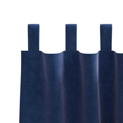 Tende oscuranti 2 pcs Blu Scuro 140 x 260 cm Velluto | homemem39