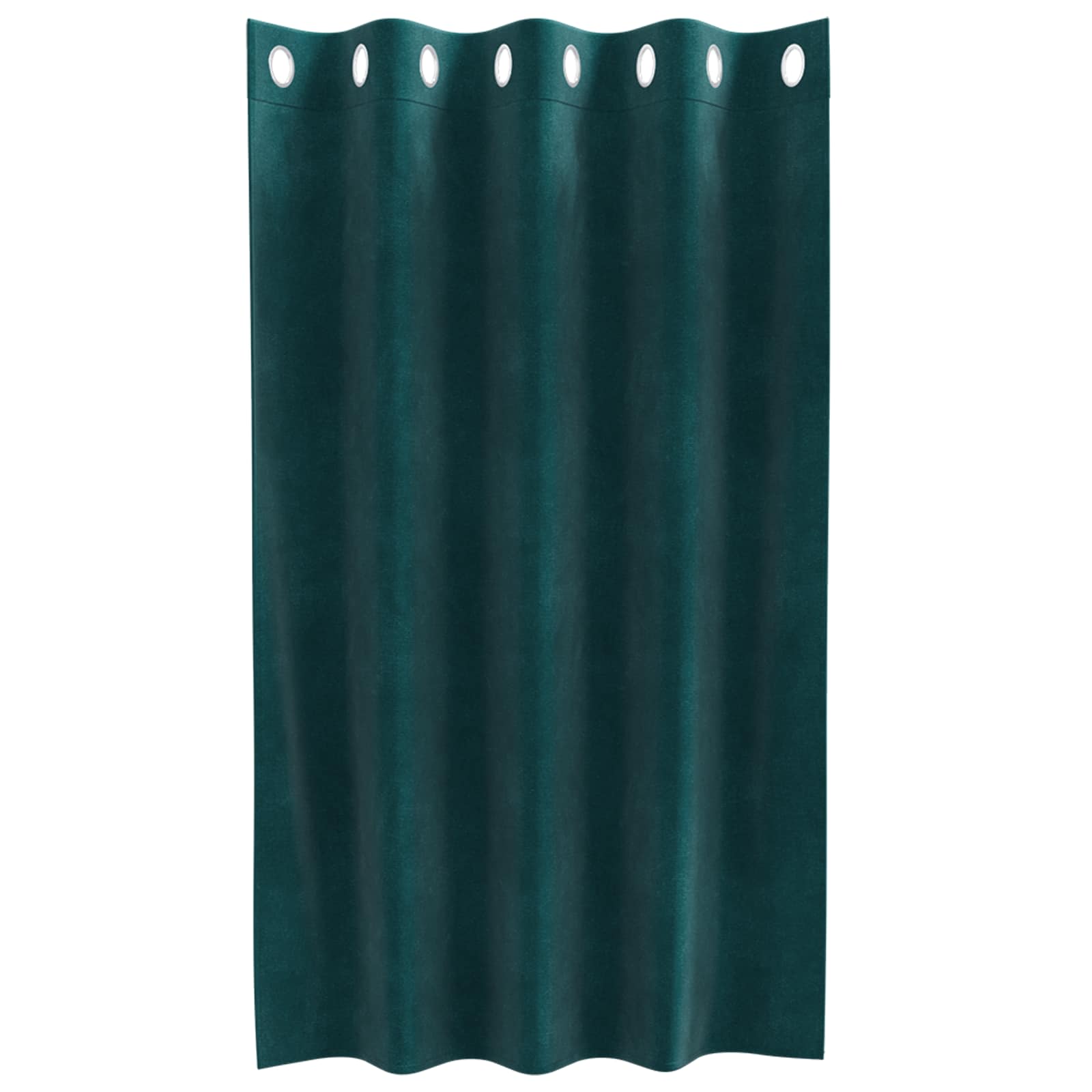 Tende oscuranti 2 pcs Verde Scuro 140 x 140 cm Velluto | homemem39