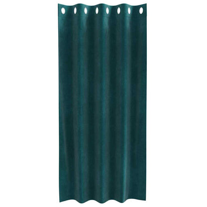 Tende oscuranti 2 pcs Verde Scuro 140 x 175 cm Velluto | homemem39