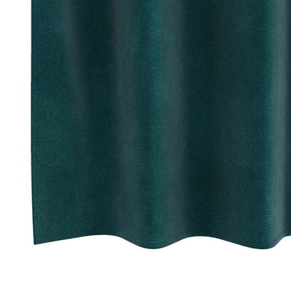 Tende oscuranti 2 pcs Verde Scuro 140 x 225 cm Velluto | homemem39