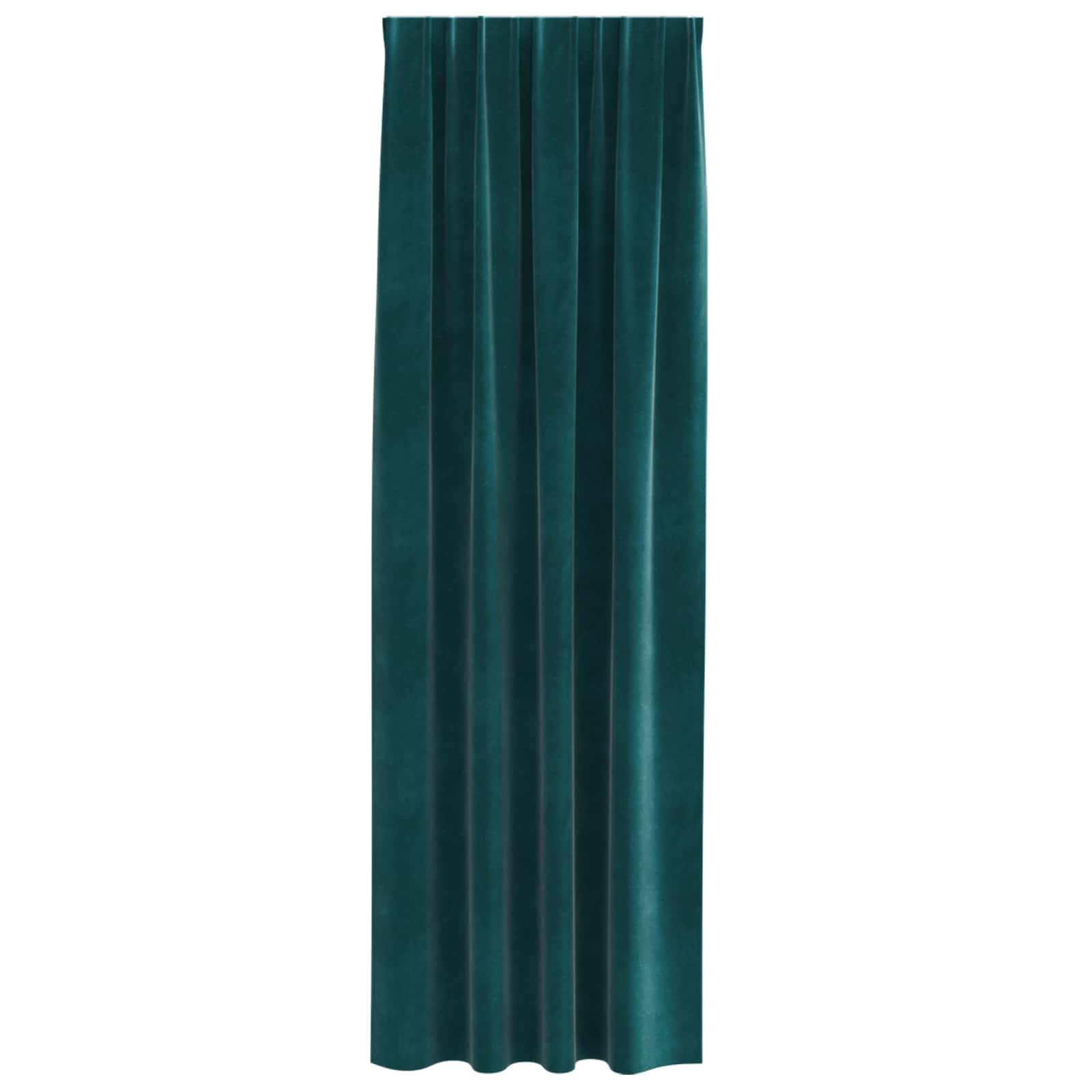 Tende oscuranti 2 pcs Verde Scuro 140 x 260 cm Velluto | homemem39