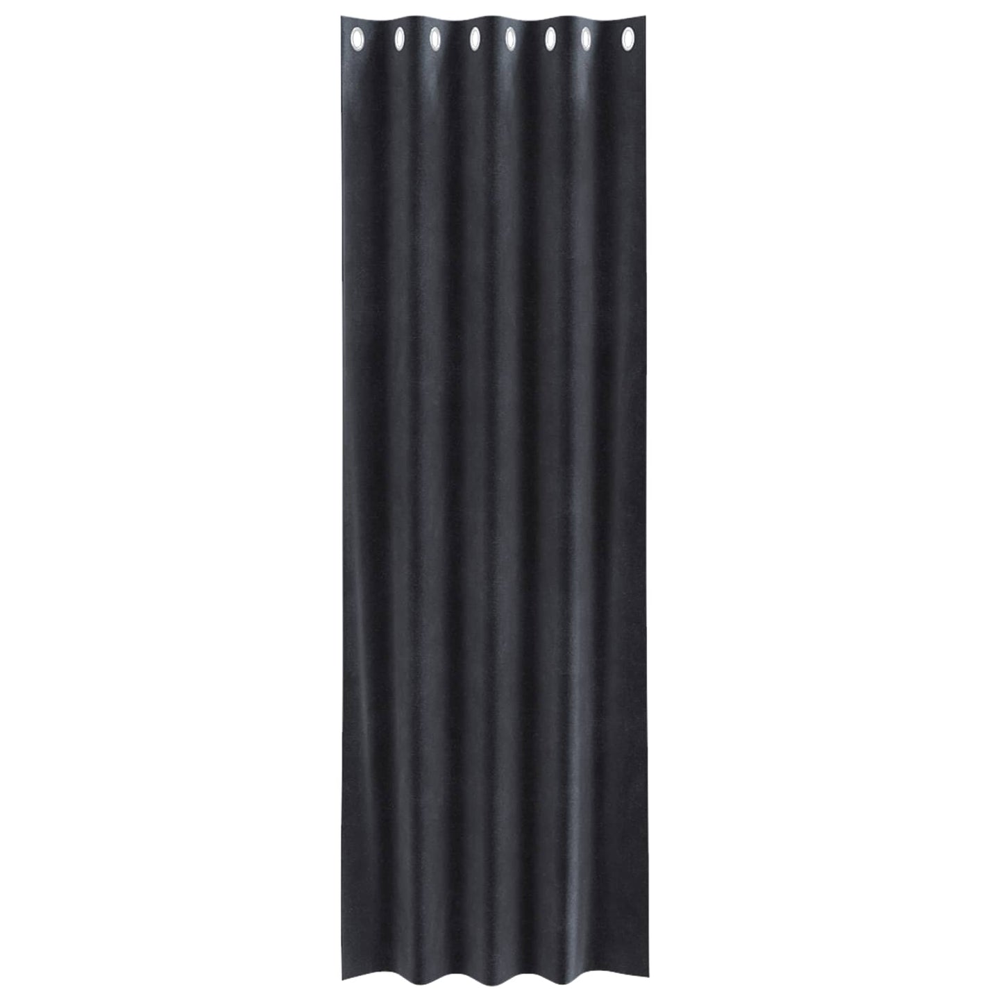 Tende oscuranti 2 pcs Grigio scuro 140 x 245 cm Velluto | homemem39