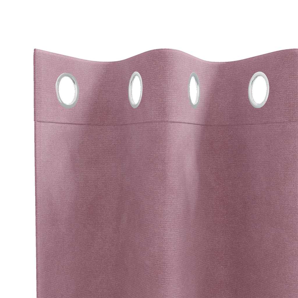 Tende oscuranti 2 pcs Rosa scuro 140 x 245 cm Velluto | homemem39