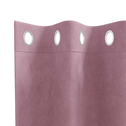 Tende oscuranti 2 pcs Rosa scuro 140 x 245 cm Velluto | homemem39
