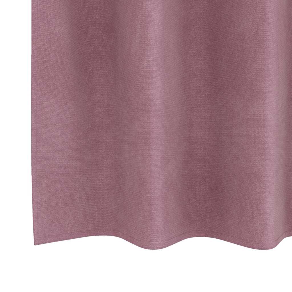 Tende oscuranti 2 pcs Rosa scuro 140 x 245 cm Velluto | homemem39