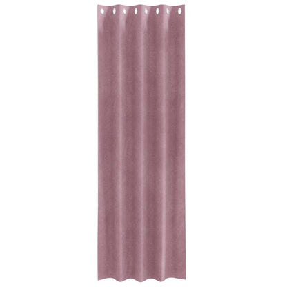Tende oscuranti 2 pcs Rosa scuro 140 x 260 cm Velluto | homemem39