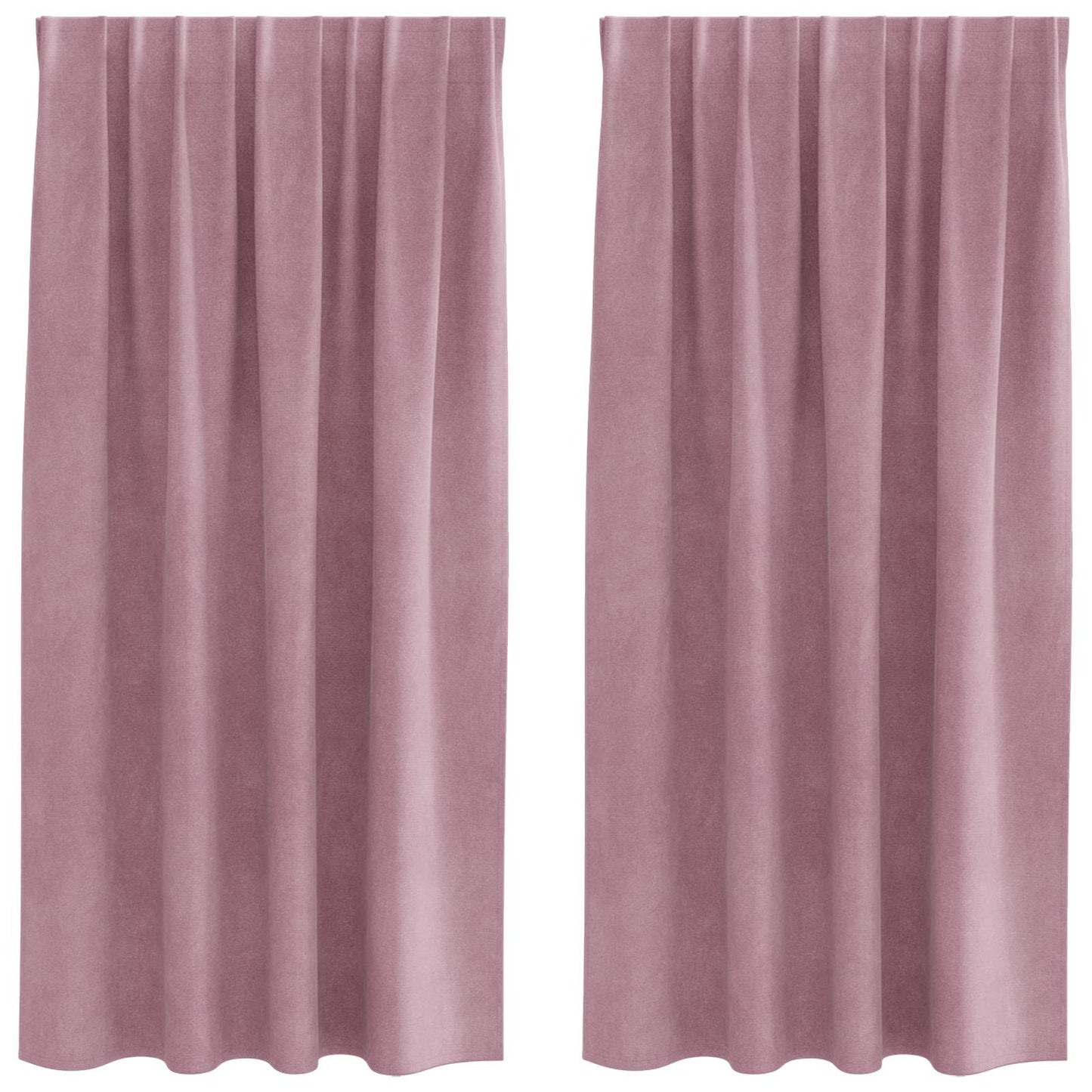 Tende oscuranti 2 pcs Rosa scuro 140 x 175 cm Velluto