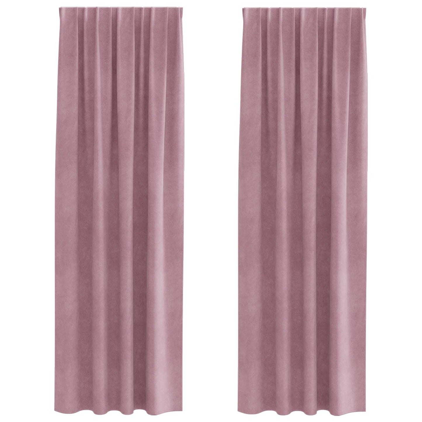 Tende oscuranti 2 pcs Rosa scuro 140 x 225 cm Velluto