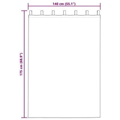 Tende oscuranti 2 pcs Rosa scuro 140 x 175 cm Velluto