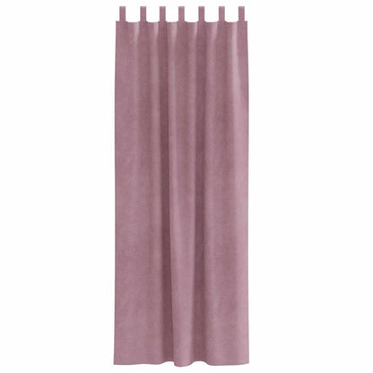 Tende oscuranti 2 pcs Rosa scuro 140 x 225 cm Velluto