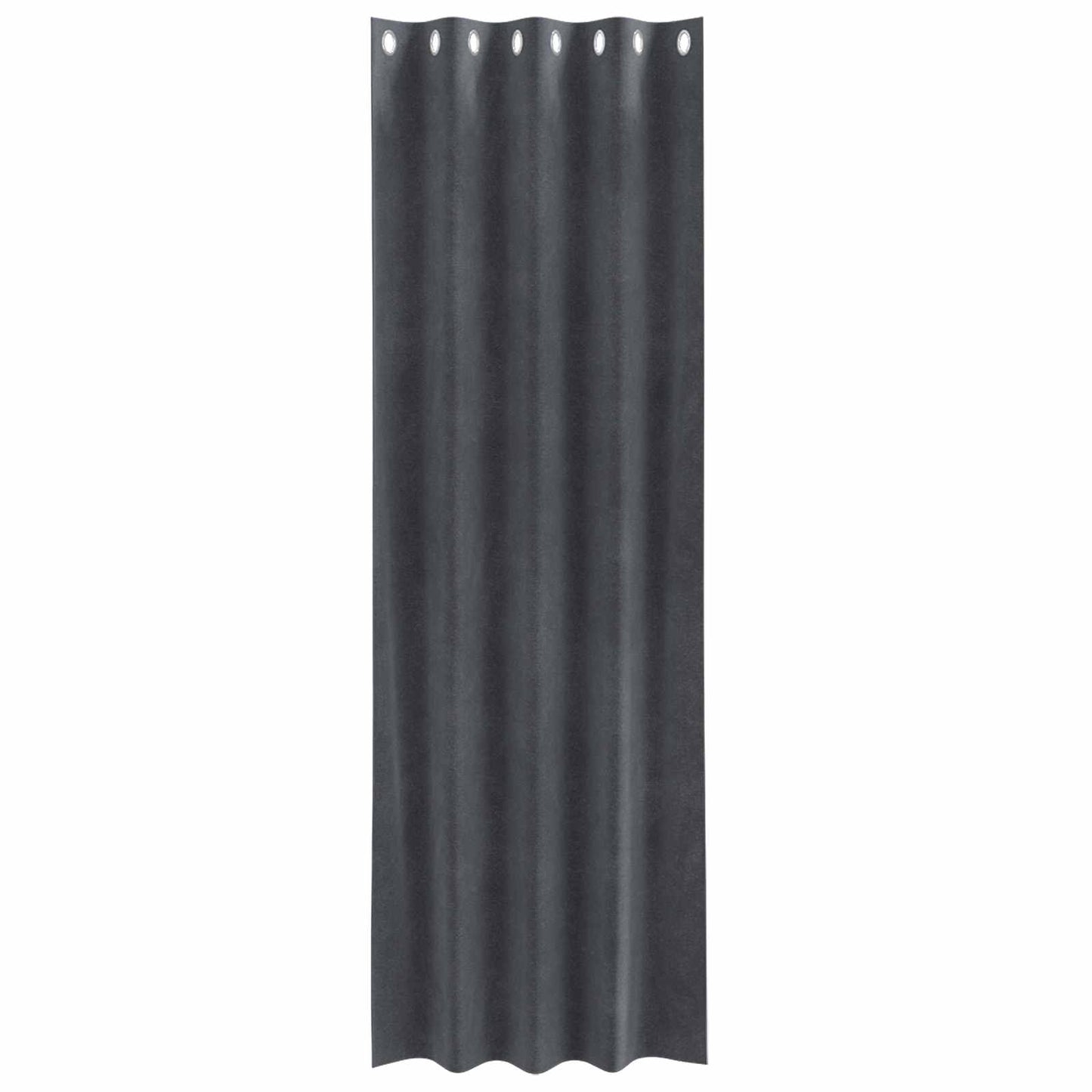 Tende oscuranti 2 pcs Grigio chiaro 140 x 225 cm Velluto | homemem39