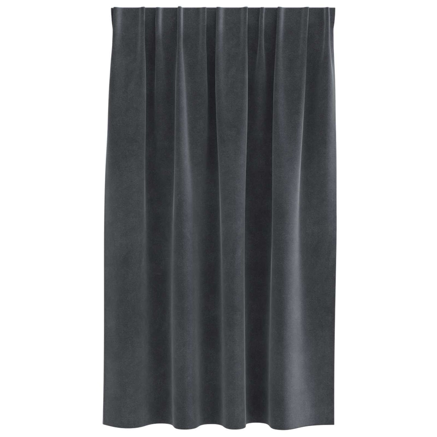 Tende oscuranti 2 pcs Grigio chiaro 140 x 140 cm Velluto