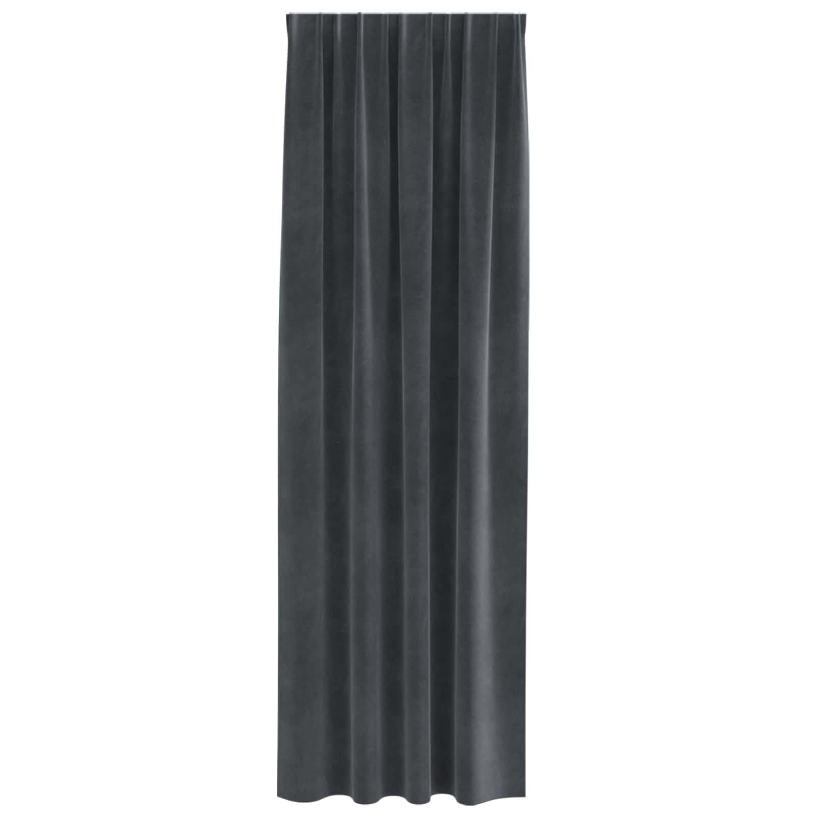 Tende oscuranti 2 pcs Grigio chiaro 140 x 260 cm Velluto | homemem39