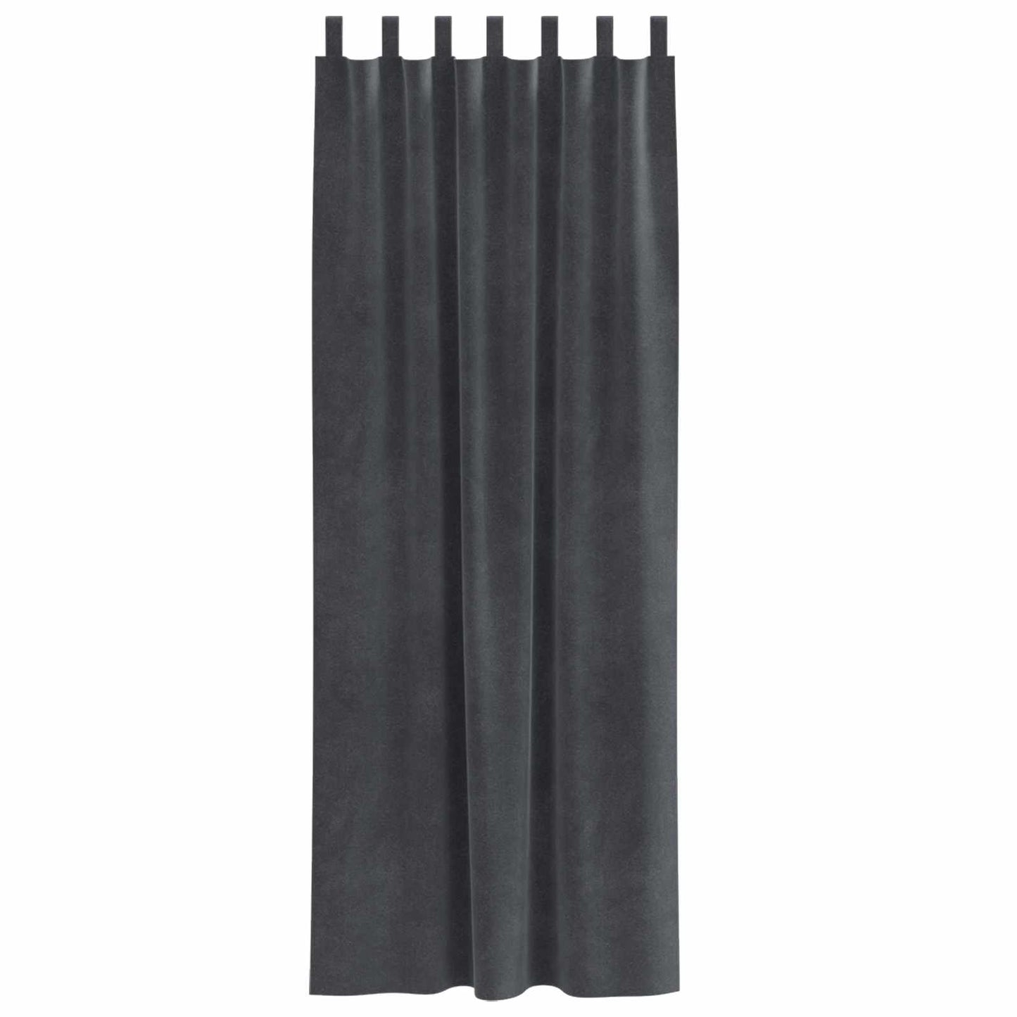 Tende oscuranti 2 pcs Grigio chiaro 140 x 260 cm Velluto | homemem39