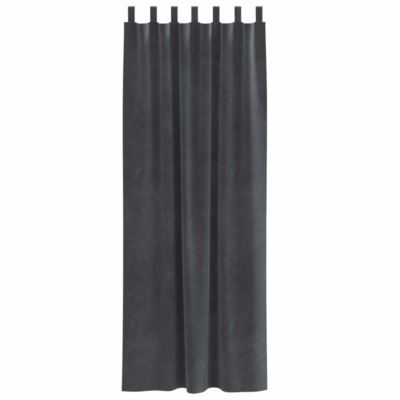 Tende oscuranti 2 pcs Grigio chiaro 140 x 260 cm Velluto | homemem39