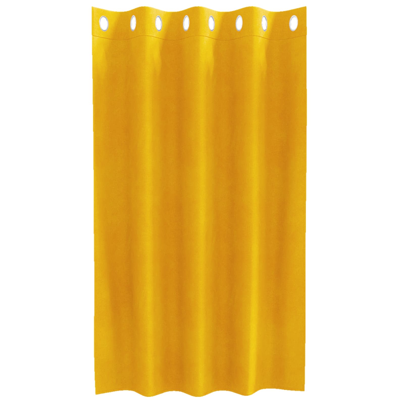 Tende oscuranti 2 pcs Giallo senape 140 x 140 cm Velluto | homemem39