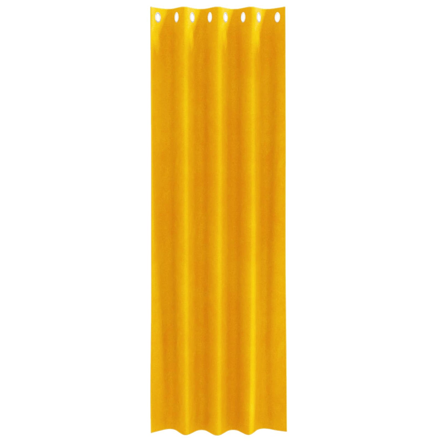 Tende oscuranti 2 pcs Giallo senape 140 x 260 cm Velluto | homemem39
