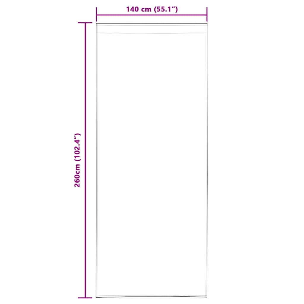 Tende oscuranti 2 pcs Giallo senape 140 x 260 cm Velluto | homemem39