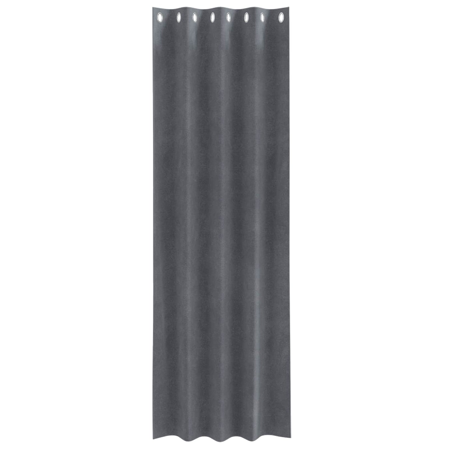 Tende oscuranti 2 pcs Grigio chiaro 140 x 260 cm Velluto | homemem39