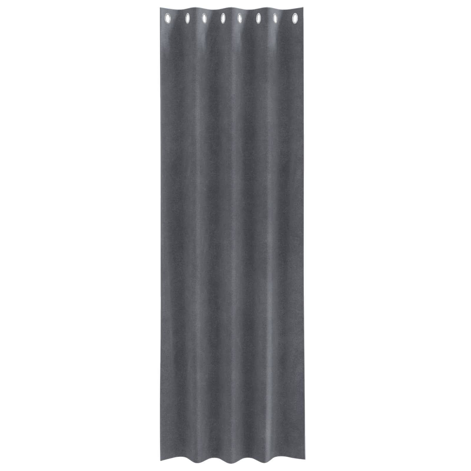 Tende oscuranti 2 pcs Grigio chiaro 140 x 260 cm Velluto | homemem39