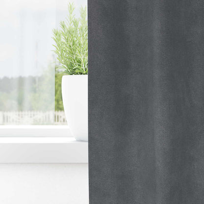 Tende oscuranti 2 pcs Grigio chiaro 140 x 175 cm Velluto | homemem39