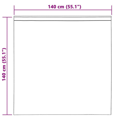 Tende oscuranti 2 pcs Rosso Vino 140 x 140 cm Velluto | homemem39
