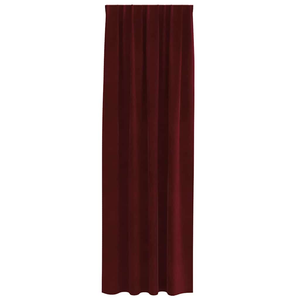 Tende oscuranti 2 pcs Rosso Vino 140 x 225 cm Velluto
