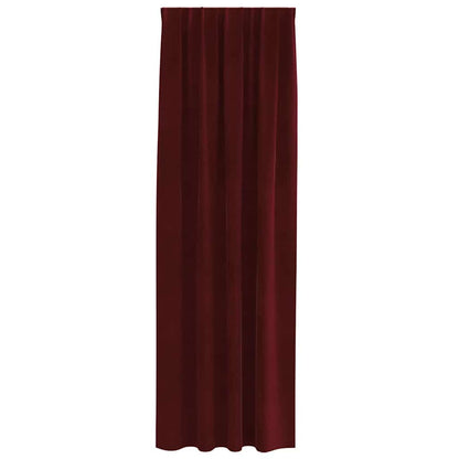 Tende oscuranti 2 pcs Rosso Vino 140 x 260 cm Velluto