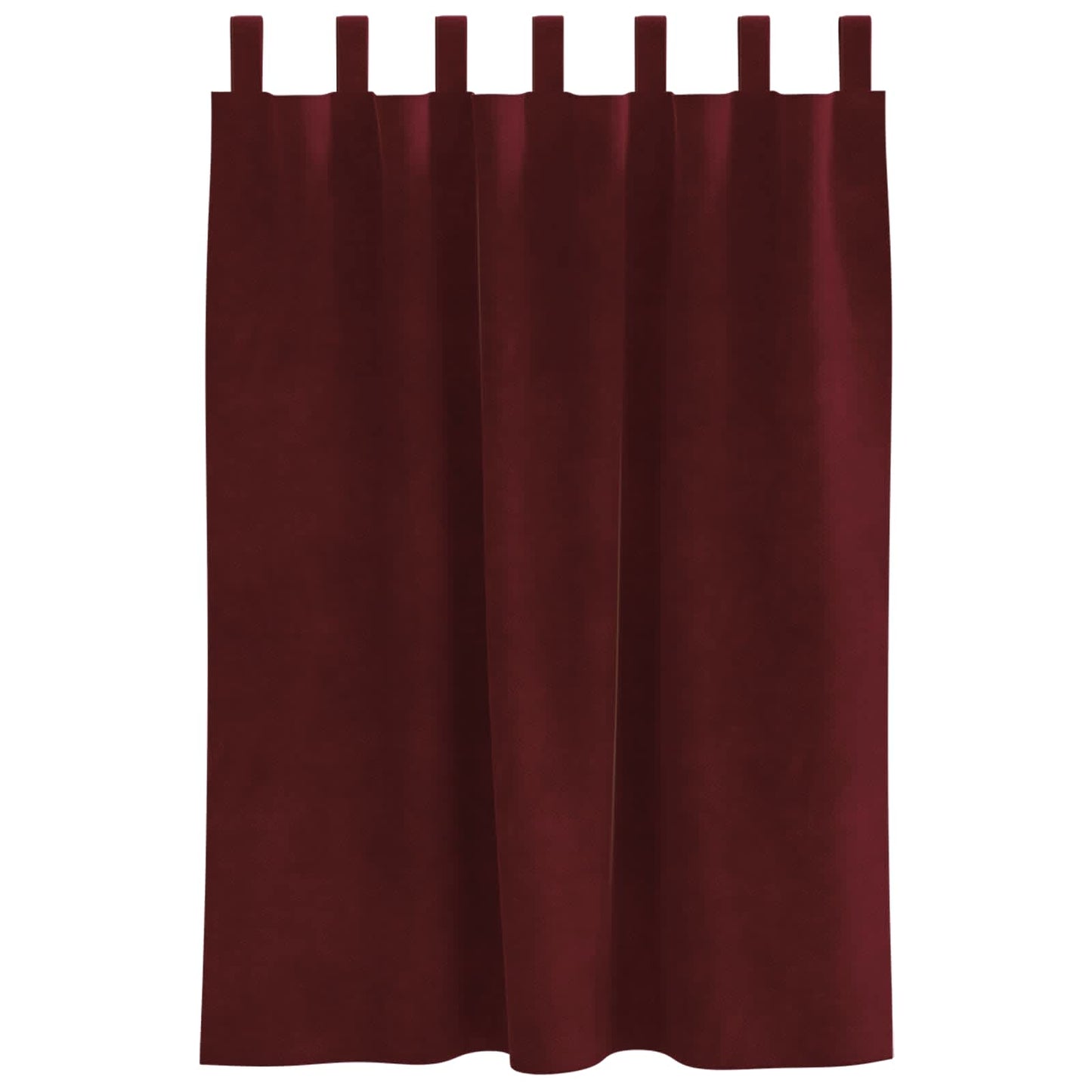 Tende oscuranti 2 pcs Rosso Vino 140 x 140 cm Velluto
