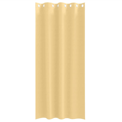 Tende Blackout con Anelli 2 pcs Beige 260 x 140 cm Poliestere | homemem39