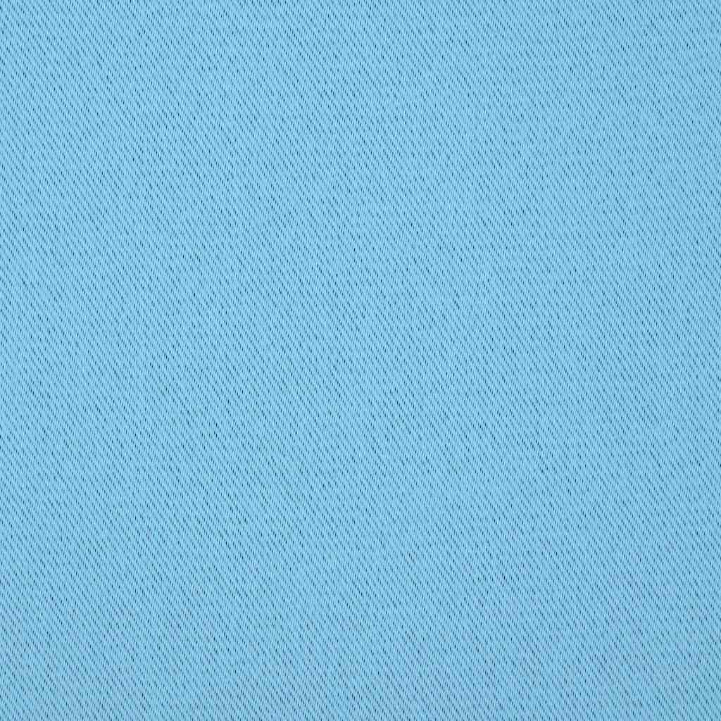 Tende Blackout con Anelli 2 pcs Blu Chiaro 225 x 140 cm