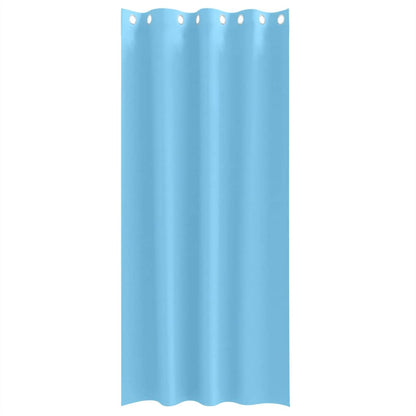 Tende Blackout con Anelli 2 pcs Blu Chiaro 245 x 140 cm | homemem39