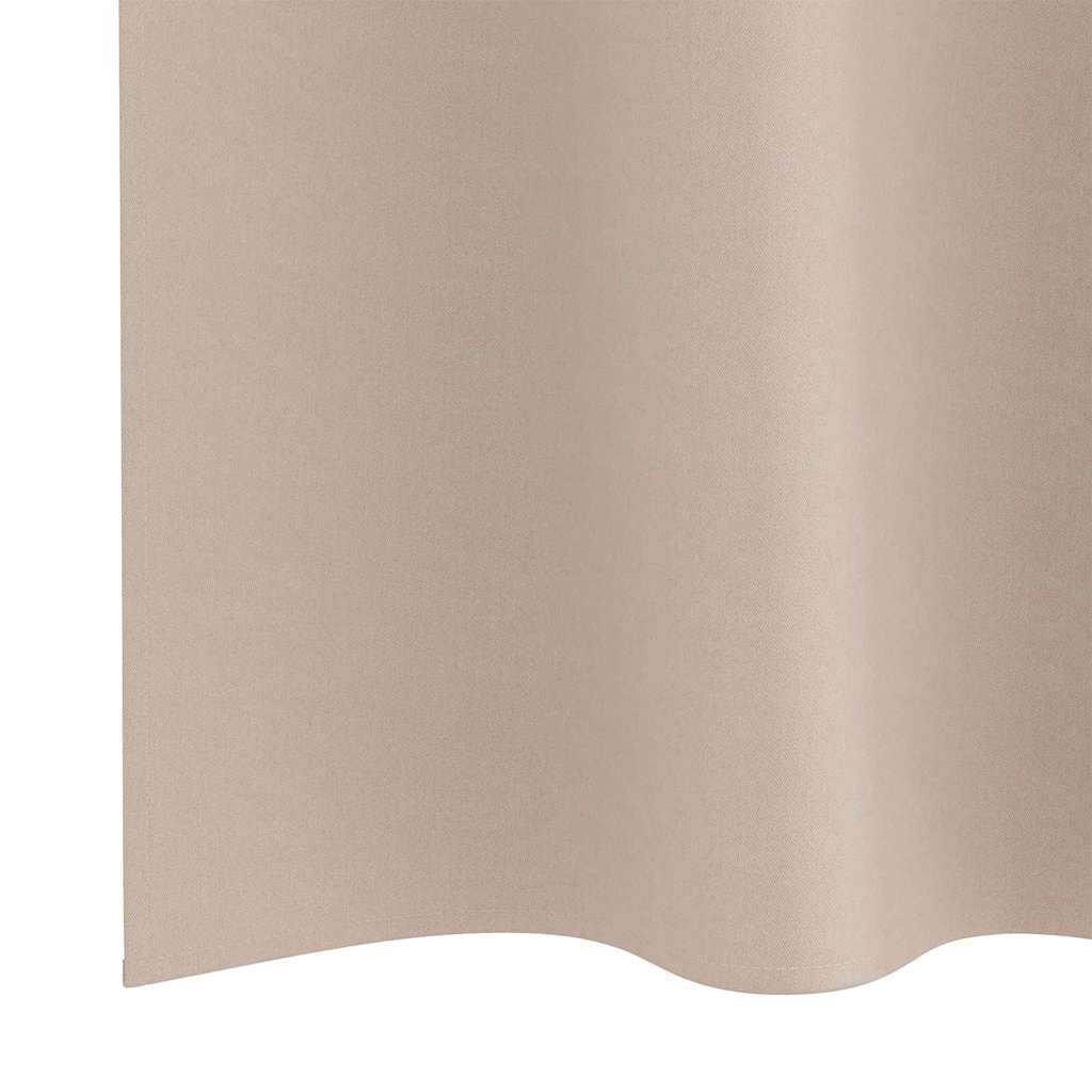 Tende Blackout con Anelli 2 pcs Talpa 225 x 140 cm Poliestere | homemem39